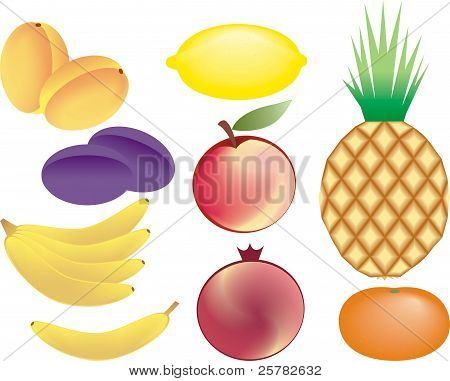 Frutti Vector Set