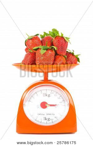 Many Fresh Strawberry