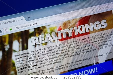 Ryazan, Russia - September 09, 2018: Homepage Of Rk Website On The Display Of Pc, Url - Rk.com.
