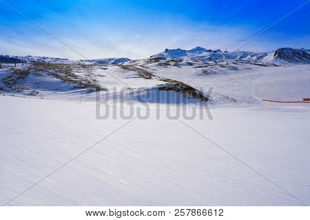 Formigal ski area in Huesca Pyrenees of Spain