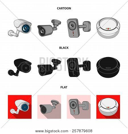 Vector Design Of Cctv And Camera Logo. Collection Of Cctv And System Stock Vector Illustration.