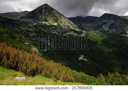 Stormy landscape in Retezat Mountains, Romania, Europe