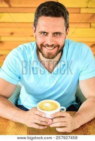 Caffeine Can Get Creative Juices Flowing When You Stuck In Rut And It Gives You Drive. Man Bearded G