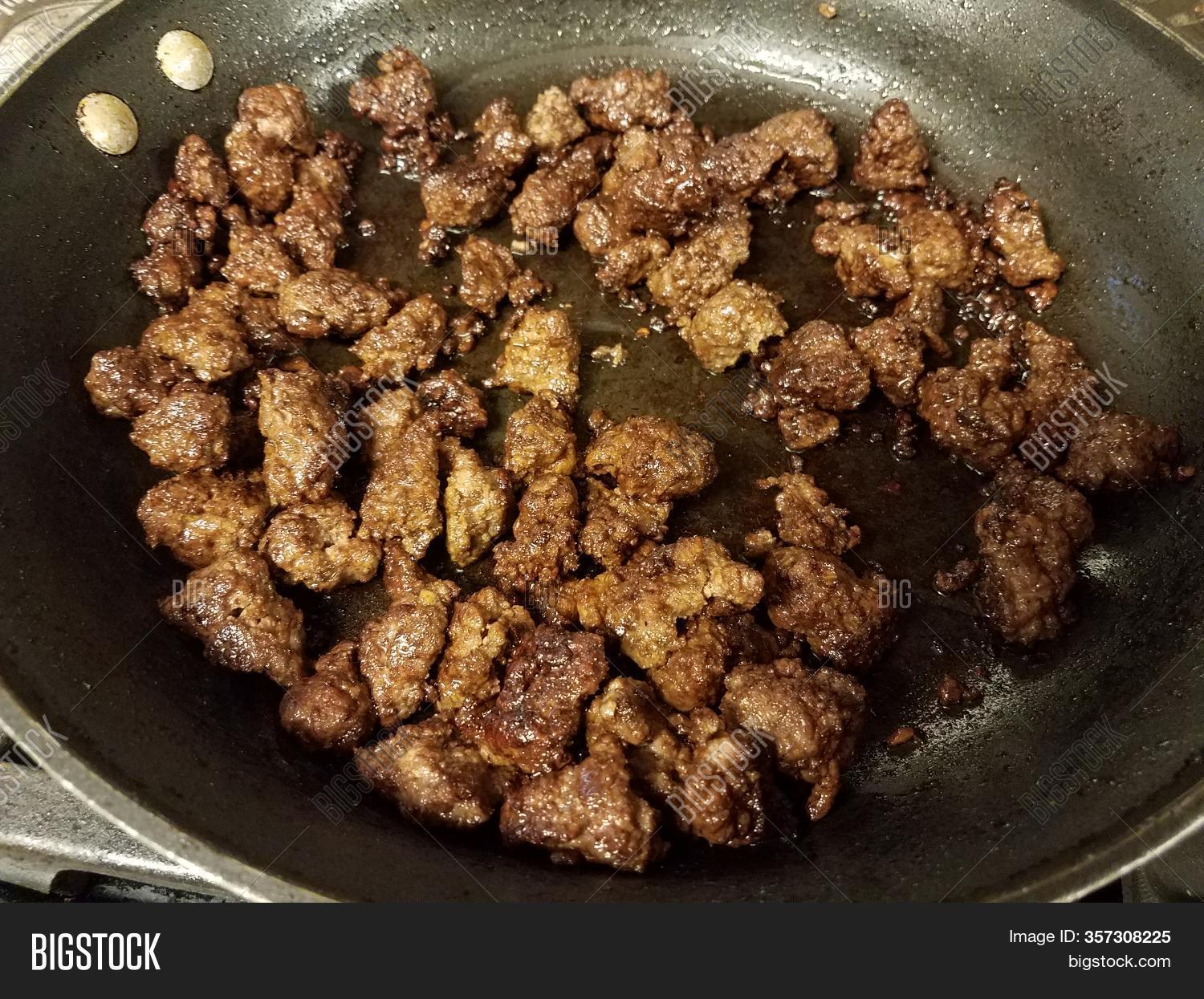 Ground Beef Cooking Image & Photo (Free Trial) Bigstock