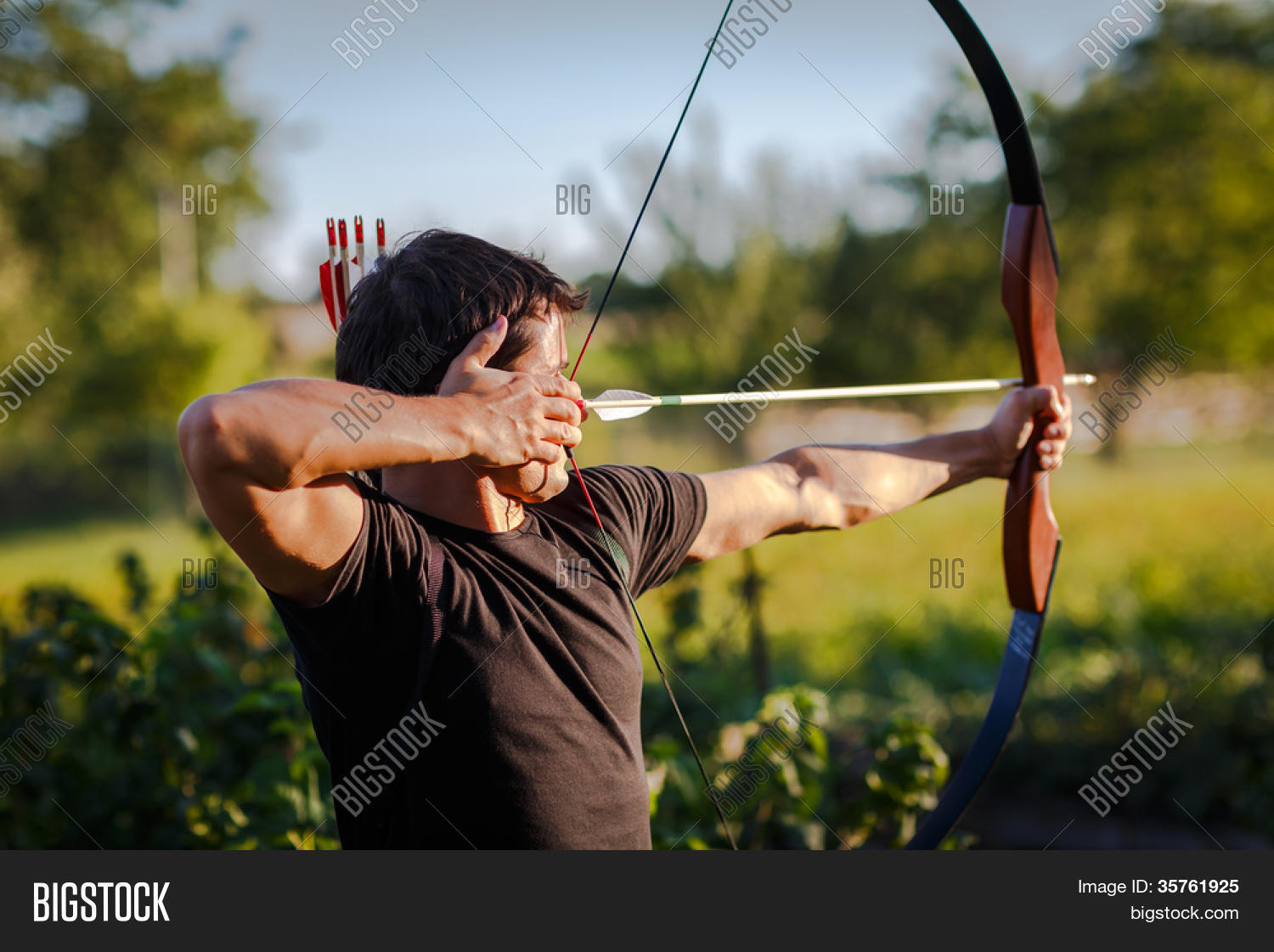 Young Archer Training Image & Photo (Free Trial) Bigstock
