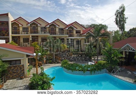 Bulacan, Ph - Oct. 16: Cherubin Gardens Swimming Pool On October 16, 2015 In Meycauayan, Bulacan, Ph