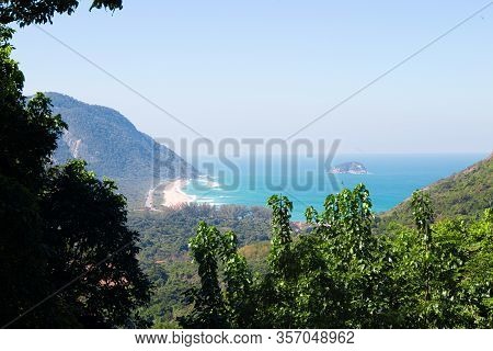 Veiw Of Grumari Beach In Rio De Janeiro, Brazil