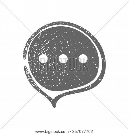 Webchat Icon. Dialog Text On White Background