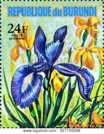 Saint Petersburg, Russia - March 15, 2020: Postage Stamp Issued In The Burundi With The Image Of The