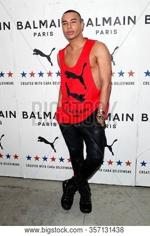 LOS ANGELES - NOV 21:  Olivier Rousteing at the 'PUMA x Balmain- created with Cara Delevingne' LA Launch Event at the Milk Studios on November 21, 2019 in Los Angeles, CA