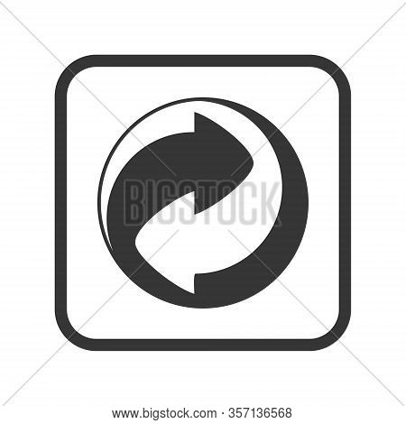 Recycling Packaging And Logistic Vector Isolated Single Icon