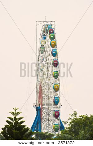 Riesenrad im park