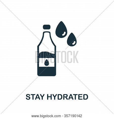 Stay Hydrated Icon. Simple Illustration From Coronavirus Collection. Creative Stay Hydrated Icon For