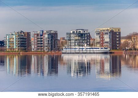 Ship At The Bontekai Quay In Wilhelmshaven, Germany