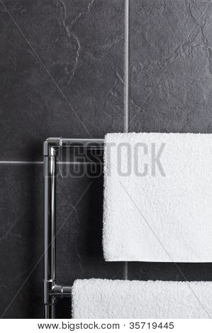 Ručníky v koupelně