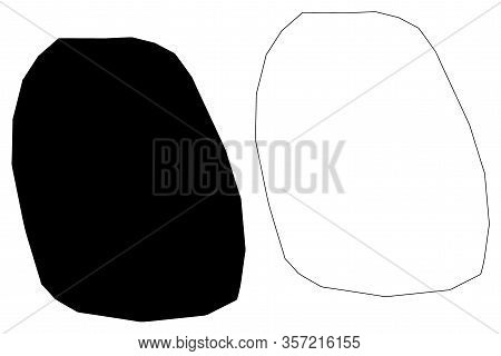 Ekibastuz City (republic Of Kazakhstan, Pavlodar Region) Map Vector Illustration, Scribble Sketch Ci