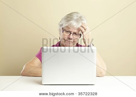 Senior kohteleva Laptop