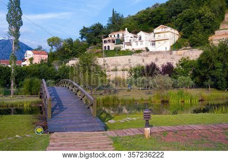 Beautiful Landscape Of Boka Kotorska Bay In Morinj.
