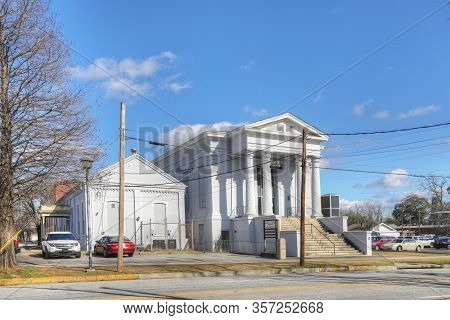 Augusta, Georgia/united States- January 7: The Augusta Jewish Museum In Georgia. It Is The Oldest Sy
