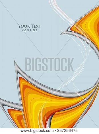 Vector Modern Cover Template. Abstract Bright Background For Poster, Brochure, Flyer Design. Layout 