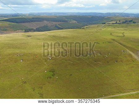 Hills At Fochriw In The Welsh Valleys, Wales