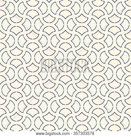 Ogee Drop Ornament. Maroccan Scales Mosaic Tiles. Scallop Motif. Oriental Traditional Pattern. Arabe