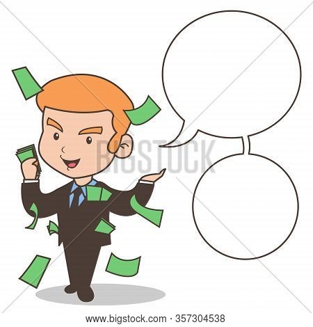 Financial Tips From The Expert With Empty Bubble Text