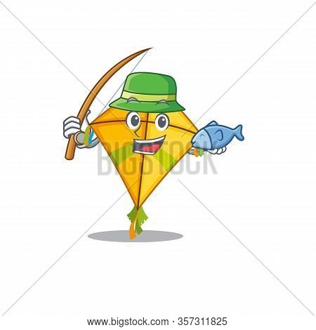 A Picture Of Funny Fishing Kite Design