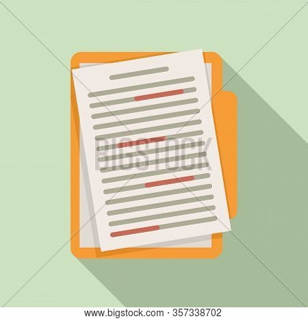 Write Edit Icon. Flat Illustration Of Write Edit Vector Icon For Web Design