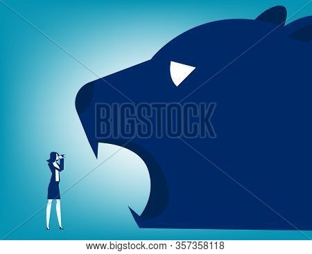 Looking Bear Market Presents Downtrend Stock Market