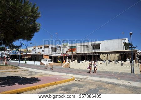Matalascanas, Spain - July 10, 2011:the Resort Town Of Matalascanas On The Atlantic Ocean