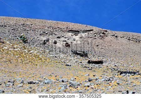 Remains Of The Railway Accident In The 