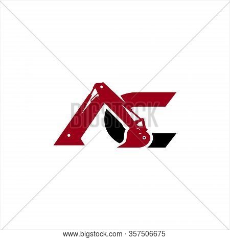 Initial Ac Logo For Contractor Corporate Vector Illustration