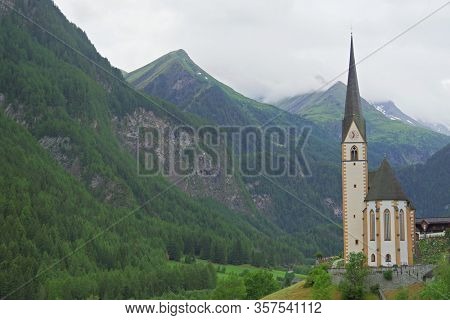 Summer landscape of Heiligenblut village in Austria, Europe
