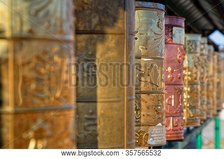 Moron, Mongolia, March 5, 2020 : Danzandarjaa Monastery Is A Small Monastery Built In 1990 After Dem