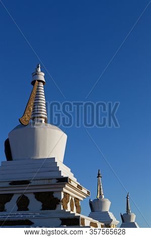Moron, Mongolia, March 5, 2020 : Danzandarjaa Monastery Is A Small Monastery Built In 1990 After Dem