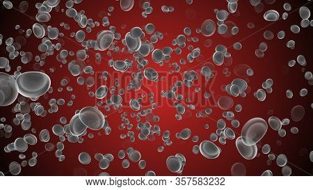 Coronavirus, Covid-19, Ncov Cells Flu Virus Vaccine. Blood Dna Bacteria Microorganisms Flow. Coronav