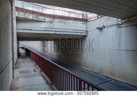 Roadway. Tunnel. No People. No Cars. No One. Manzano, Friuli-venezia Giulia. Italy