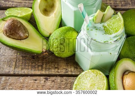 Avocado Milk Shake Or Smoothie