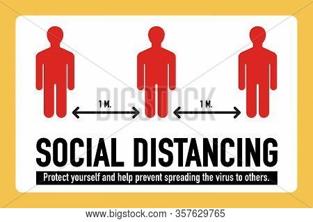 Social Distancing, Stop Covid-19 Coronavirus Concept. Novel Coronavirus (2019-ncov). Protect Yoursel