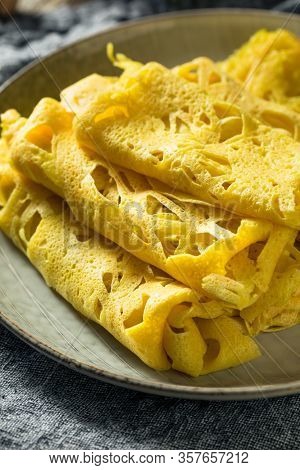 Homemade Malaysian Net Crepe Roti Jala