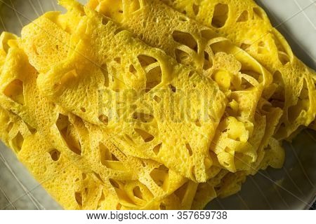 Homemade Malaysian Net Crepe Roti Jala