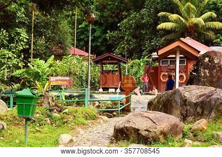 Sabah, My - June 18: Poring Hot Spring Swimming Pool On June 18, 2016 In Sabah, Malaysia. Poring Is 