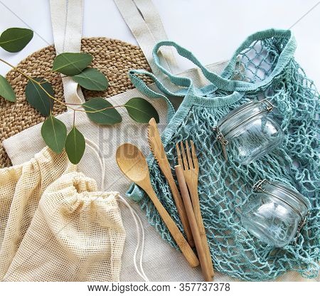 Mesh Bag, Cotton Bags And Glass Jars
