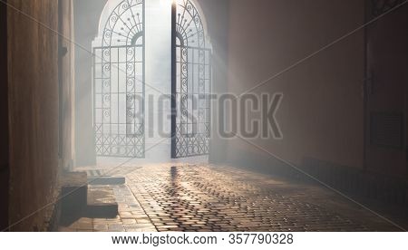 Mysterious Arch, All In Smoke, A Back Light