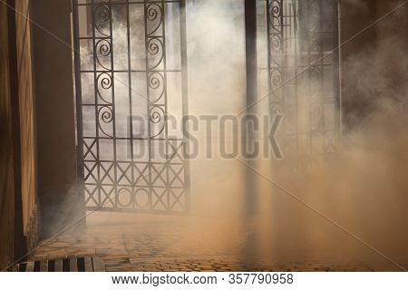 Mysterious Arch, All In Smoke, A Back Light