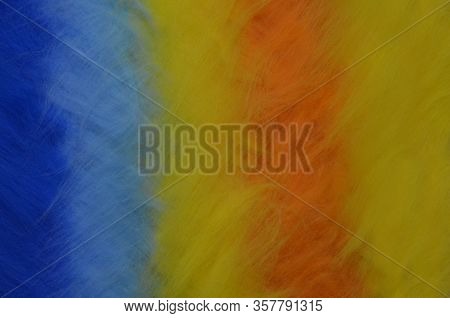 Abstract Dark Blue Background, Wool, Wet Fulling