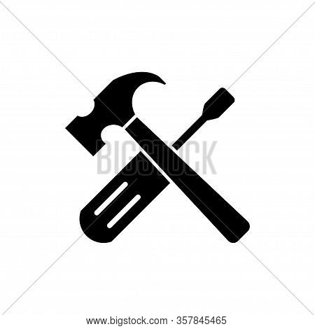 Screwdriver Mechanical Icon Vector Template Design Trendy