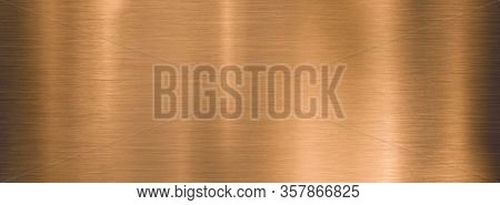 metal brushed bronze wide textured plate or plaque