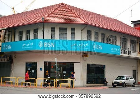 Kota Kinabalu, My - June 21: Bsn (bank Simpanan Nasional) Facade On June 21, 2016 In Kota Kinabalu, 
